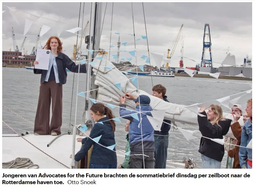 Nieuwe klimaatzaak tegen Rotterdamse haven